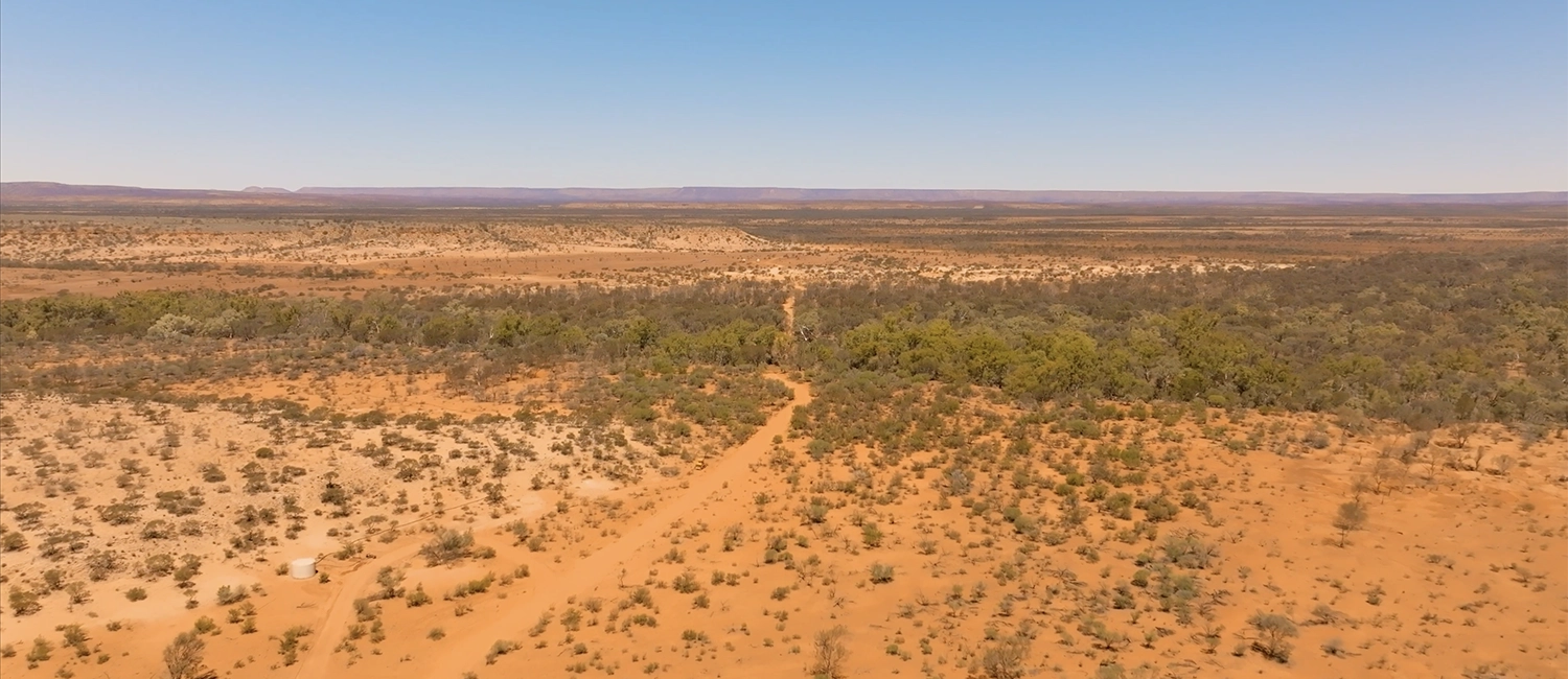Mineral Exploration land in Western Australia's Pilbara region, site of the Juno Project targeting potential gold deposits.